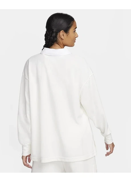 Кофта жіночі Nike Polo Sportswear Essential White (FB8720-133) — фото 3