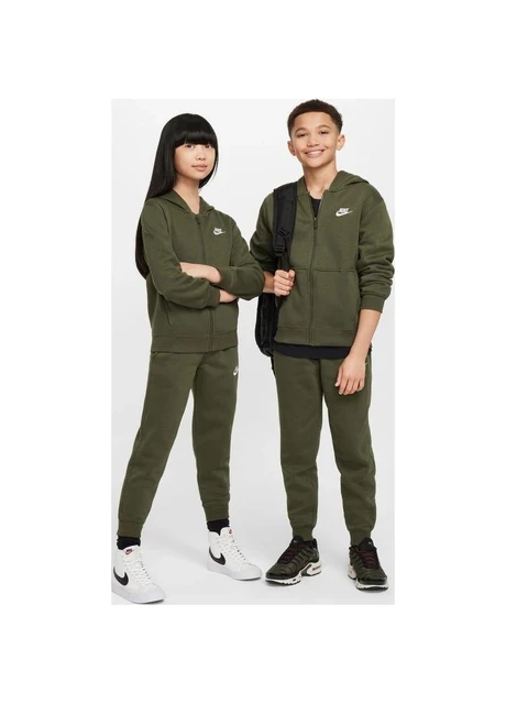 Спортивний костюм дитячий Nike Nsw Club Flc Fz Tracksuit Olive (FD3114-325) — фото 4