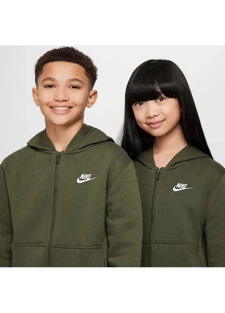 Спортивний костюм дитячий Nike Nsw Club Flc Fz Tracksuit Olive (FD3114-325) — фото 7