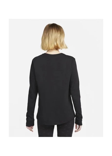 Кофта жіночі Nike Sportswear Essentials Long-Sleeve Logo T-Shirt (FJ0441-010) — фото 3