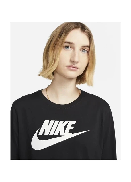 Кофта жіночі Nike Sportswear Essentials Long-Sleeve Logo T-Shirt (FJ0441-010) — фото 4