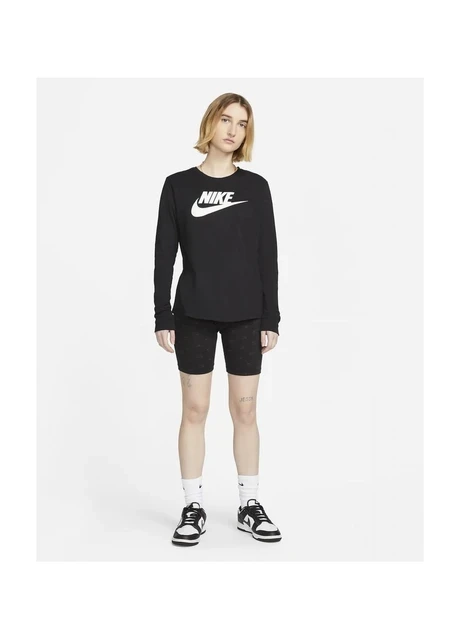Кофта жіночі Nike Sportswear Essentials Long-Sleeve Logo T-Shirt (FJ0441-010) — фото 5