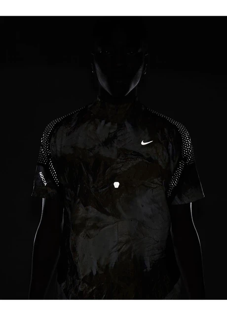 футболка Nike Lab Nocta 1/2-Zip Running Top Multi — фото 4