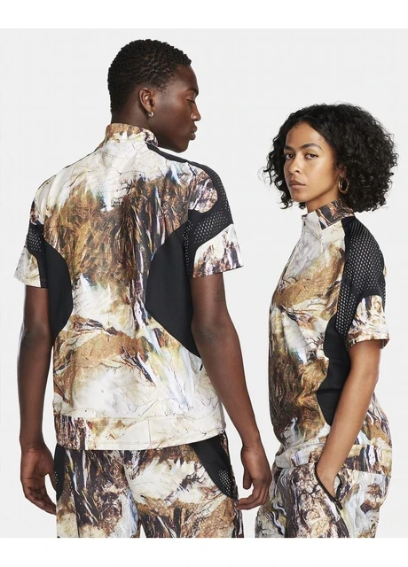 футболка Nike Lab Nocta 1/2-Zip Running Top Multi — фото 5
