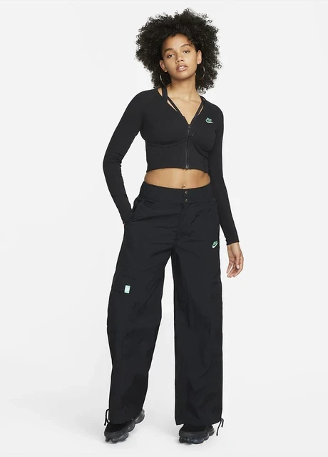 Кофта жіночі Nike Sportswear Women's Ribbed Long-Sleeve Top (FJ5220-010) — фото 6