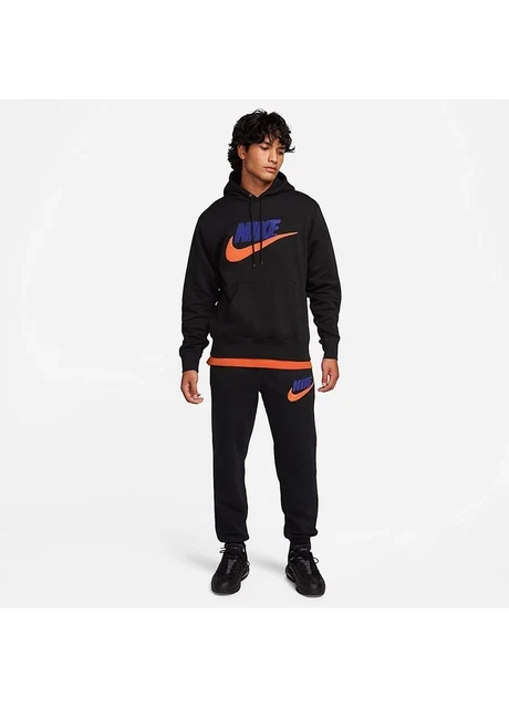 Спортивний костюм чоловічий Nike M Nk Club Bb Po Chnl Ftra Black (FN3104-010__FN3094-010) — фото 8