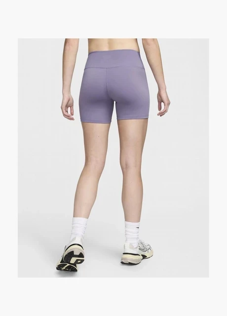Шорти жіночі Nike One High-Waisted 5 Biker Shorts Violet (FN3211-509) — фото 4