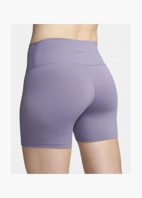 Шорти жіночі Nike One High-Waisted 5 Biker Shorts Violet (FN3211-509) — фото 7