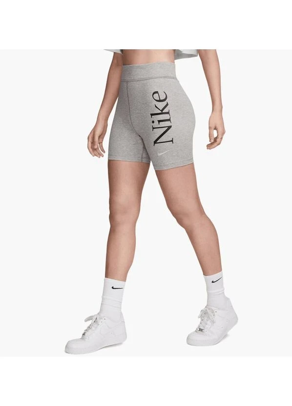 Шорти жіночі Nike Sportswear Classic High-Waisted Grey (FN3637-019) — фото 1