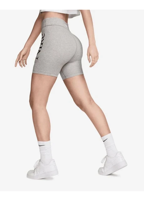 Шорти жіночі Nike Sportswear Classic High-Waisted Grey (FN3637-019) — фото 3