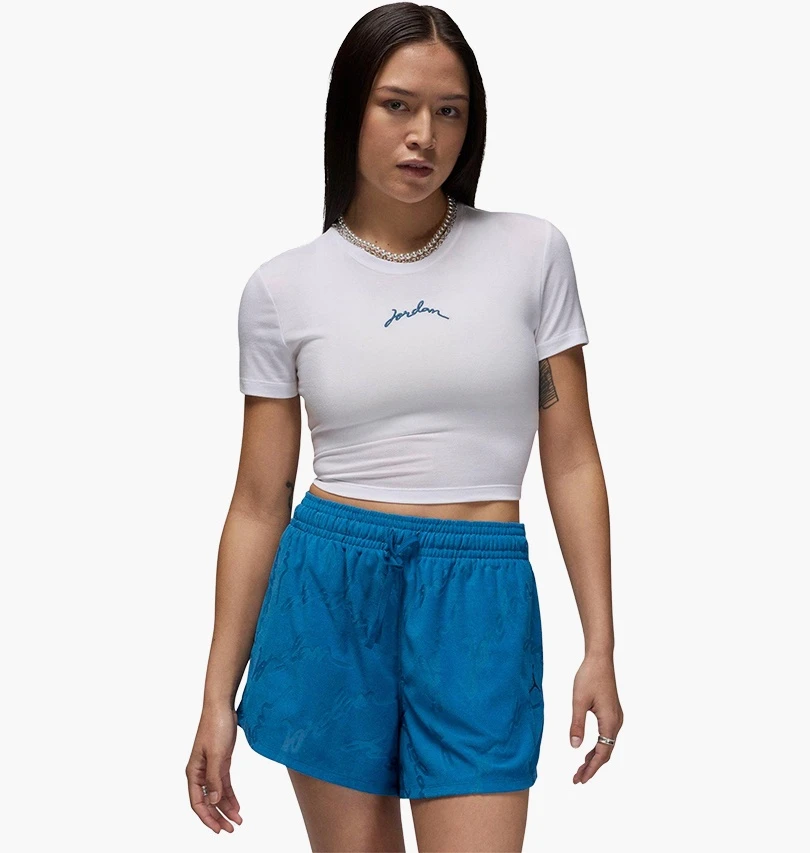 Футболка жіноча Jordan Slim Cropped T-Shirt (FN5720-100) — фото 1