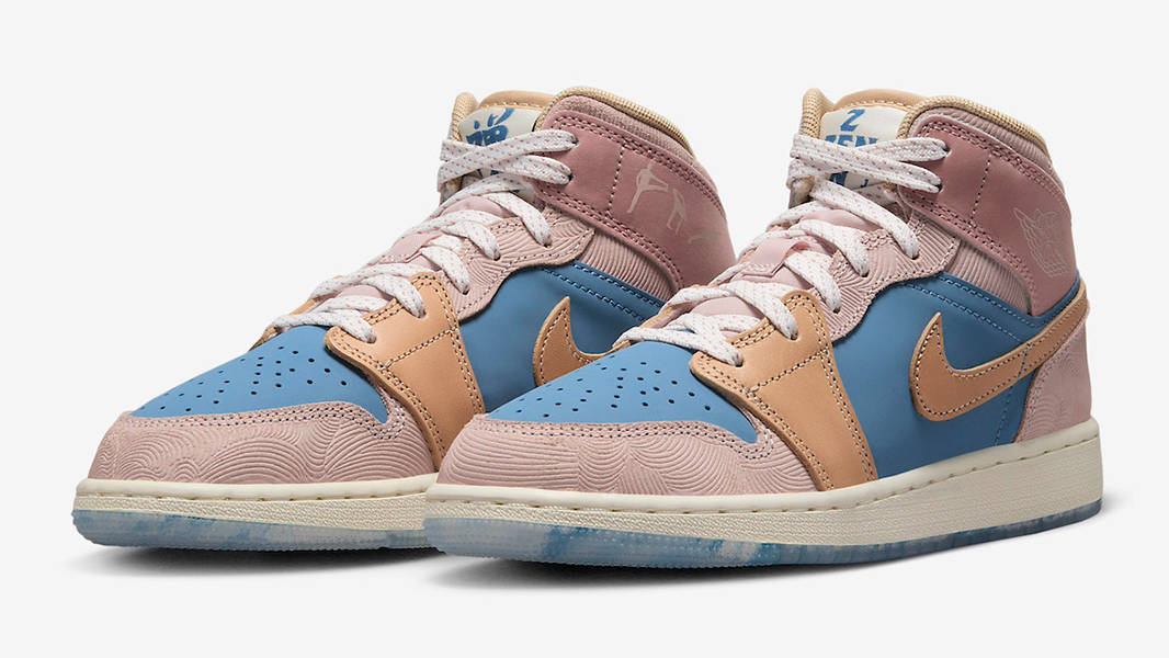 Кросівки жіночі Jordan 1 Mid Gs “Zen” (FN7452-400) — фото 3