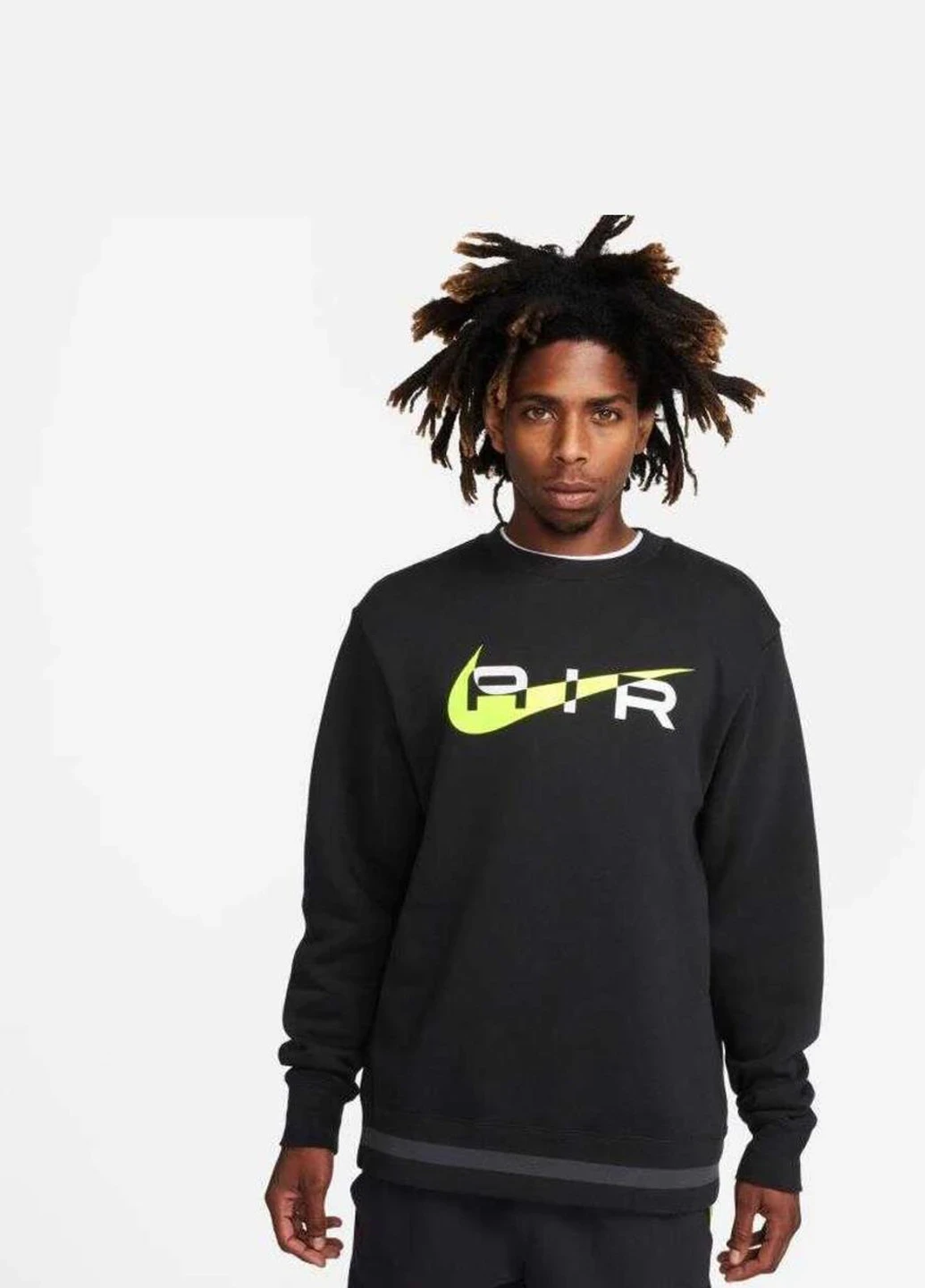 Кофта чоловіча Nike Sportswear Air Crew Fleece Erkek Sweatshirt (FN7692-011) — фото 1