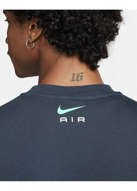 Кофта чоловіча Nike Air Fleece Crew-Neck Sweatshirt Blue (FN7692-410) — фото 6