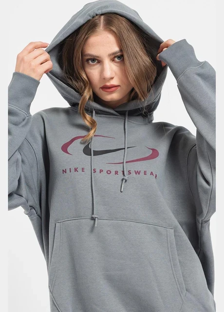 Кофта жіночі Nike W Nsw Flc Os Po (FN7698-084) — фото 3