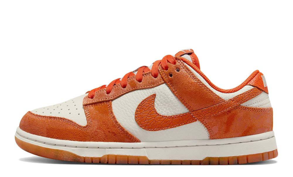 Кросівки жіночі Nike Dunk Low Orange/White (FN7773-001) — фото 1