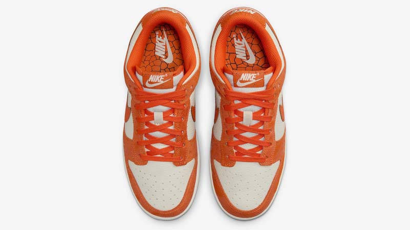 Кросівки жіночі Nike Dunk Low Orange/White (FN7773-001) — фото 4