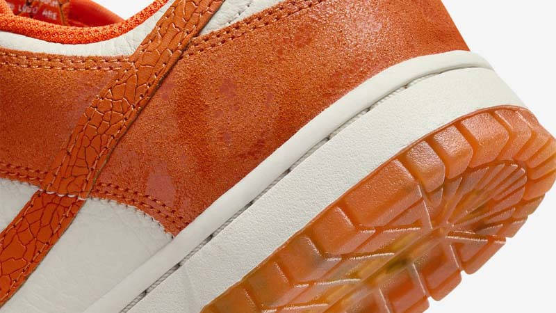 Кросівки жіночі Nike Dunk Low Orange/White (FN7773-001) — фото 6