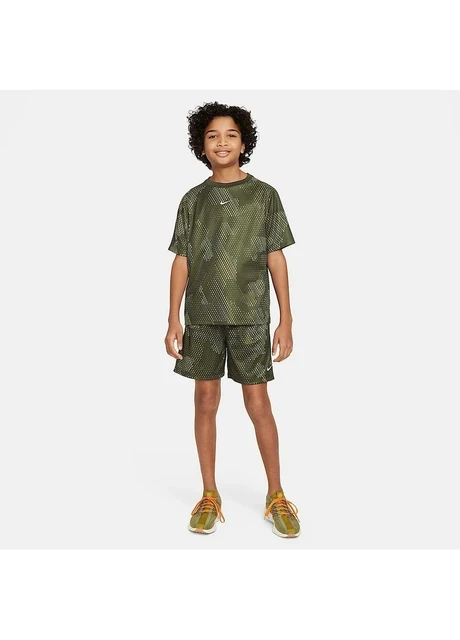 Футболка дитяча Nike Youth Dri-Fit Military Printed Top (FN8694-325) — фото 6