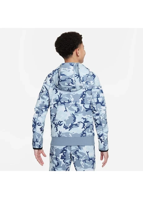 Светр підлітковий Nike Tech Fleece Camo Full-Zip Hoodie (FN9118-493) — фото 4