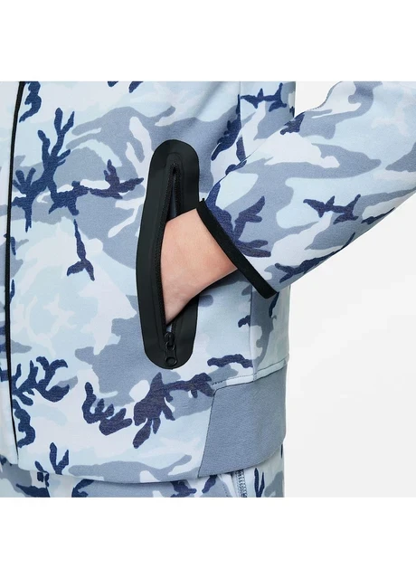 Светр підлітковий Nike Tech Fleece Camo Full-Zip Hoodie (FN9118-493) — фото 6