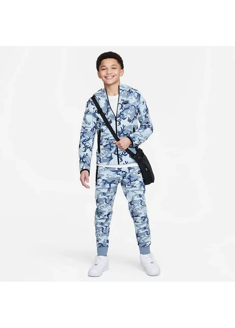 Светр підлітковий Nike Tech Fleece Camo Full-Zip Hoodie (FN9118-493) — фото 8