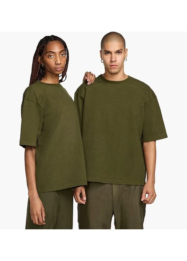 Футболка унісекс Nike Every Stitch Considered Garment Dyed Olive (FQ0276-355) — фото 1