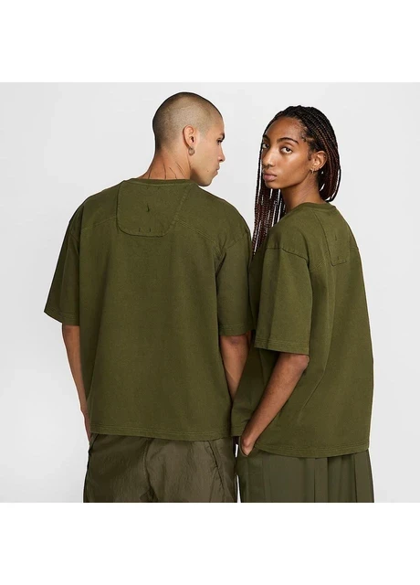 Футболка унісекс Nike Every Stitch Considered Garment Dyed Olive (FQ0276-355) — фото 3
