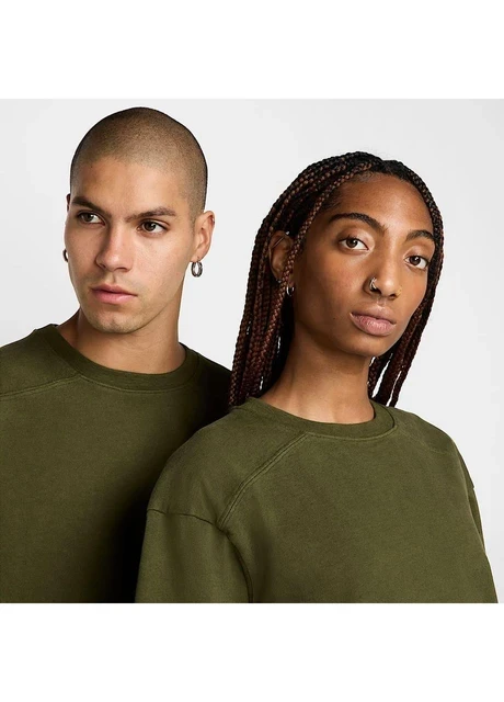 Футболка унісекс Nike Every Stitch Considered Garment Dyed Olive (FQ0276-355) — фото 4