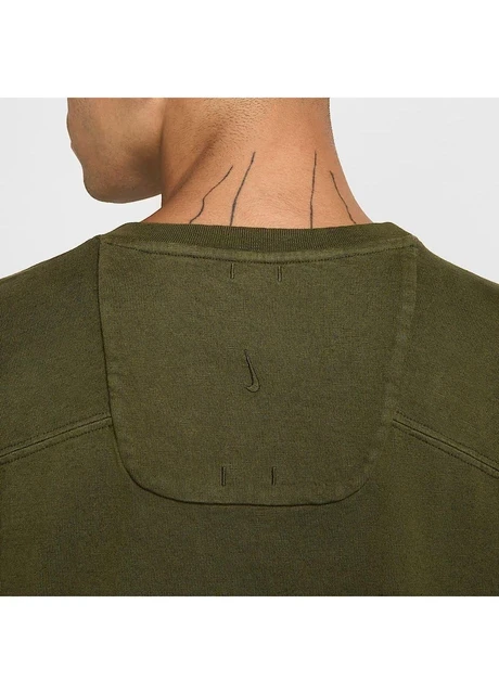 Футболка унісекс Nike Every Stitch Considered Garment Dyed Olive (FQ0276-355) — фото 5