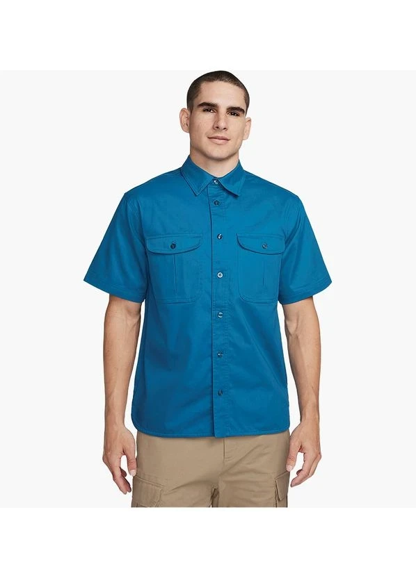 Кофта чоловіча Nike Sb Tanglin Short-Sleeve Woven Button-Up Skate Top (FQ0399-010) — фото 1