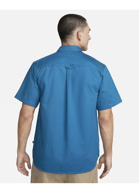 Кофта чоловіча Nike Sb Tanglin Short-Sleeve Woven Button-Up Skate Top (FQ0399-010) — фото 4