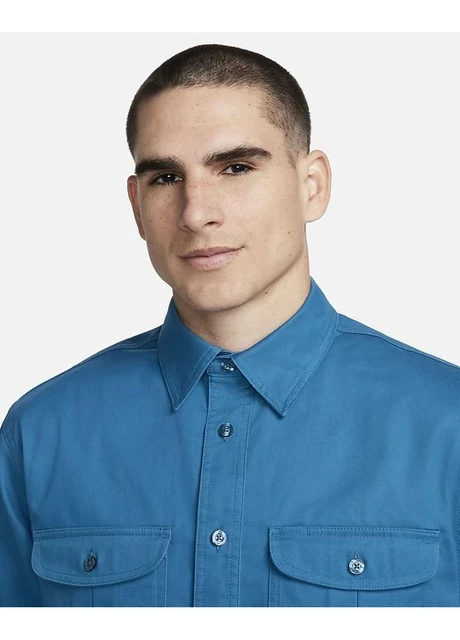 Кофта чоловіча Nike Sb Tanglin Short-Sleeve Woven Button-Up Skate Top (FQ0399-010) — фото 5