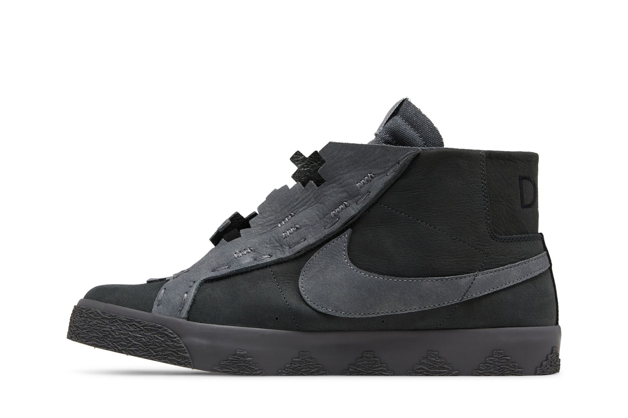 Кросівки унісекс Nike Diorr Greenwood X Blazer Mid Sb Grey (FQ0792-001) — фото 4
