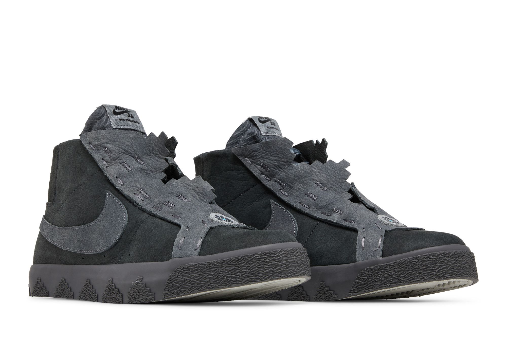 Кросівки унісекс Nike Diorr Greenwood X Blazer Mid Sb Grey (FQ0792-001) — фото 9