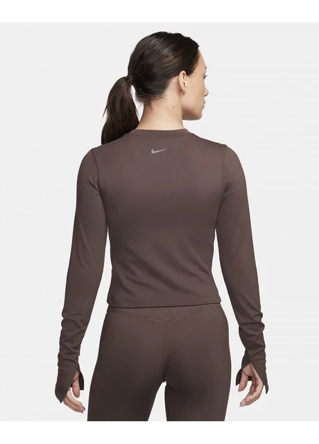 Кофта жіночі Nike One Fitted Brown (FQ2148-237) — фото 3