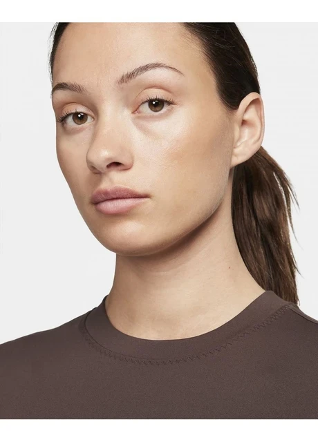 Кофта жіночі Nike One Fitted Brown (FQ2148-237) — фото 4