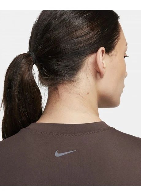 Кофта жіночі Nike One Fitted Brown (FQ2148-237) — фото 5