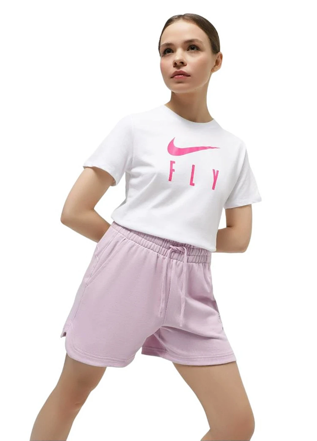 Футболка жіноча Nike W Nk Df Swoosh Fly Grx (FQ6606-100) — фото 1