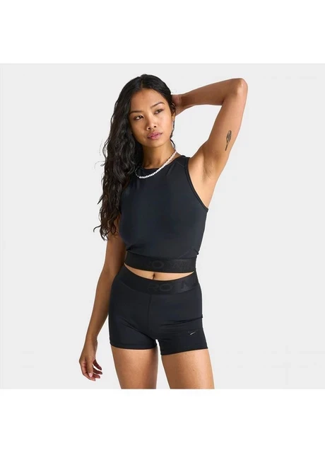 Спортивний топ жіночий Nike Pro Dri-Fit Crop Tank Black (FQ7934-010) — фото 4