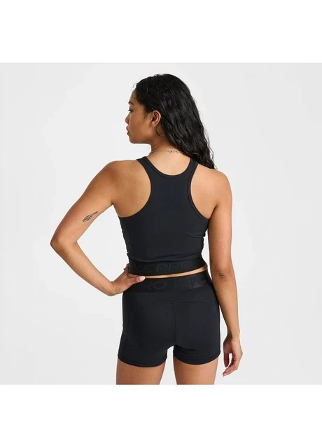 Спортивний топ жіночий Nike Pro Dri-Fit Crop Tank Black (FQ7934-010) — фото 7