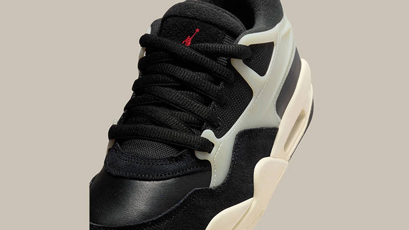 Кросівки дитячі Jordan 4 Rm Gs Black/Grey (FQ7938-006) — фото 4