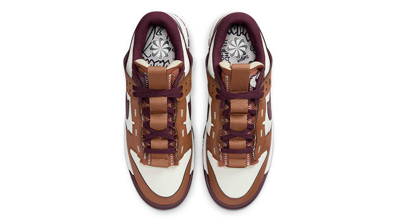 Кросівки Nike Dunk Low Jumbo 'Light British Tan Burgundy Crush' — фото 4