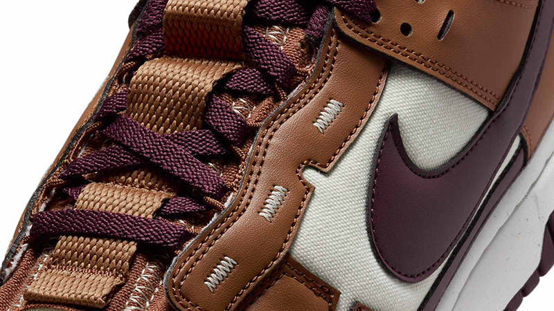 Кросівки Nike Dunk Low Jumbo 'Light British Tan Burgundy Crush' — фото 6