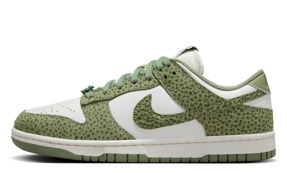 Кросівки жіночі Nike Dunk Low Green/White (FV6516-300) — фото 1
