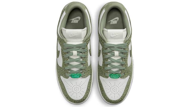 Кросівки жіночі Nike Dunk Low Green/White (FV6516-300) — фото 4