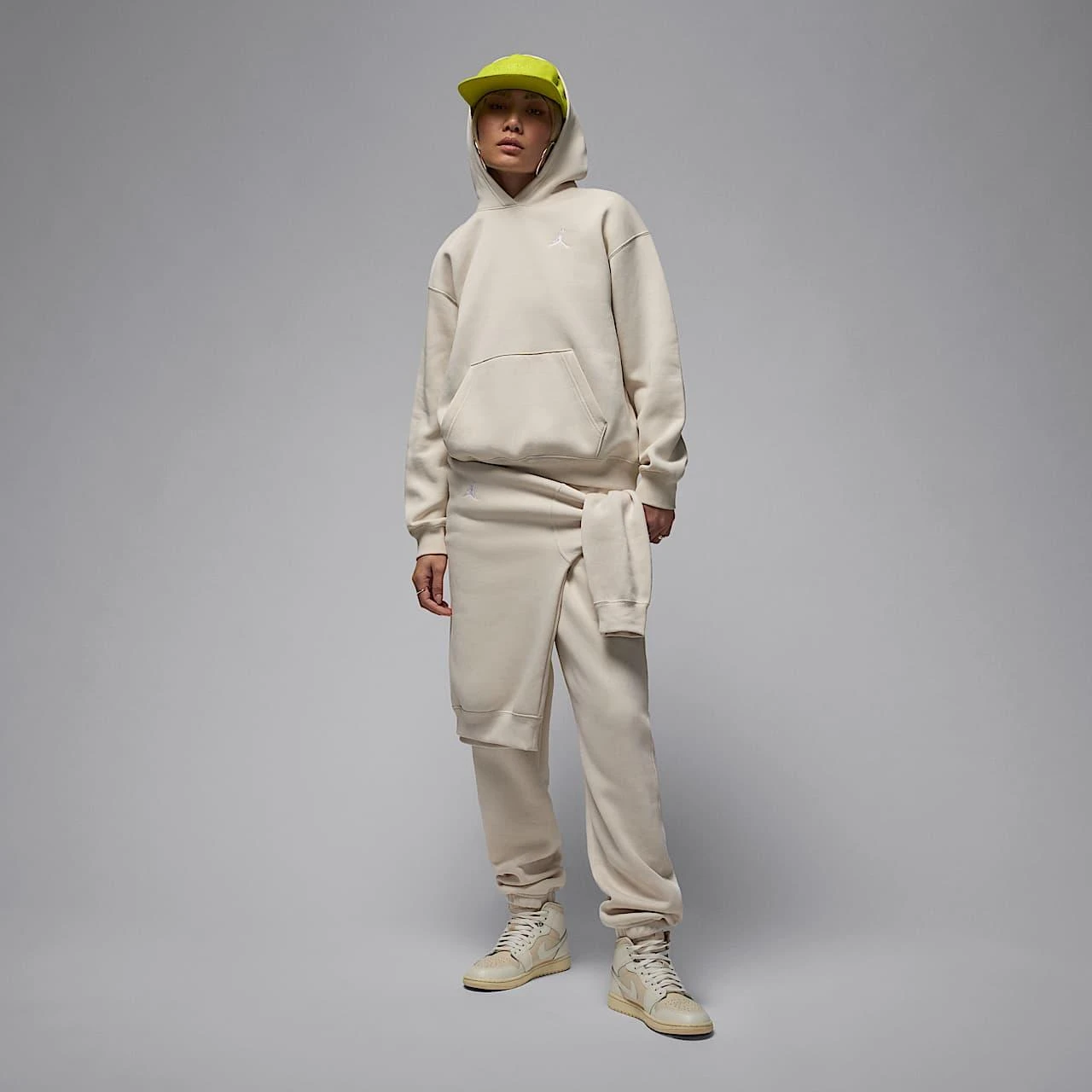 Кофта жіночі Jordan Brooklyn Fleece Beige (FV7071-104) — фото 7