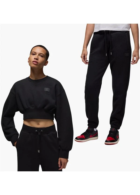 Спортивний костюм жіночий Jordan Flight Fleece Black (FV7152-010__FV7059-010) — фото 1