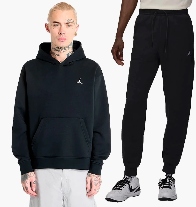 Спортивний костюм чоловічий Jordan Brooklyn Fleece Black (FV7281-010__FV7277-010) — фото 1