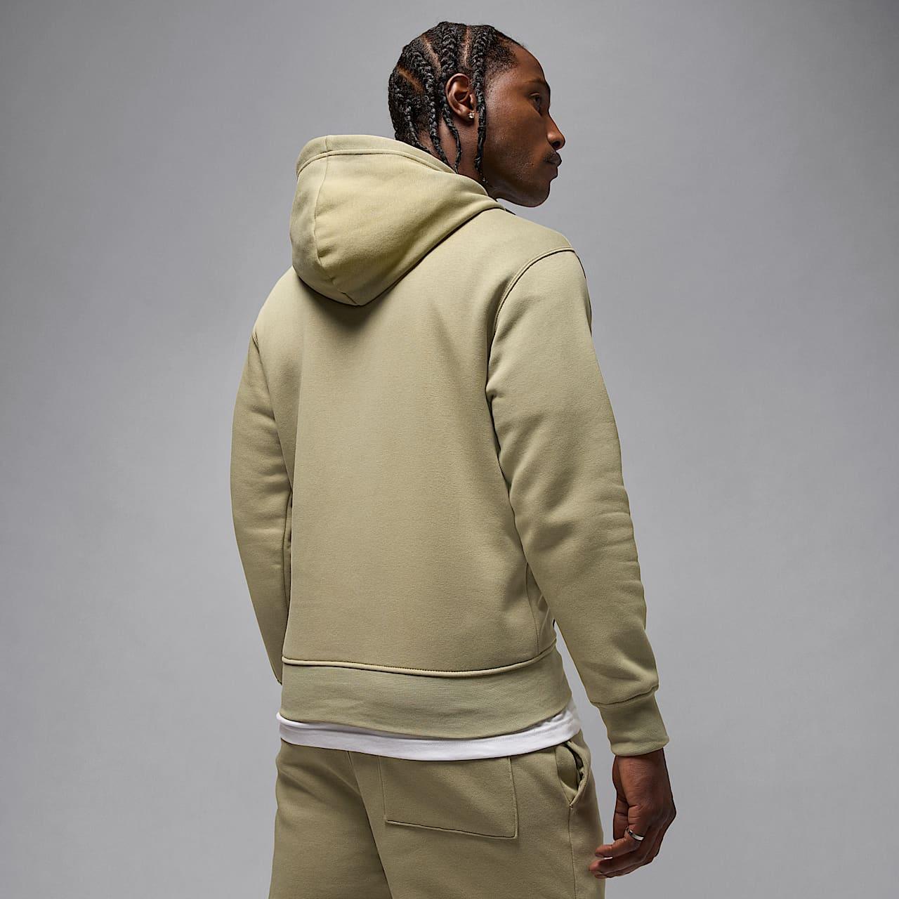 Кофта чоловіча Jordan Air Jordan Brooklyn Fleece Olive (FV7281-205) — фото 3